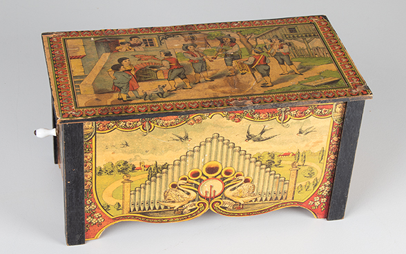 Spielzeug mit Zylinder-Musikwerk