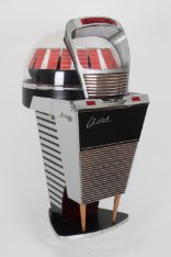 Chantal Meteor 200. Jukebox, Chantal Limited Bristol, Grossbritannien 1959. 100 Single-Platten mit 200 Wahlmöglichkeiten