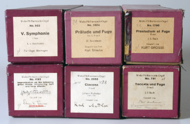 Music rolls for Welte Philharmonie organs