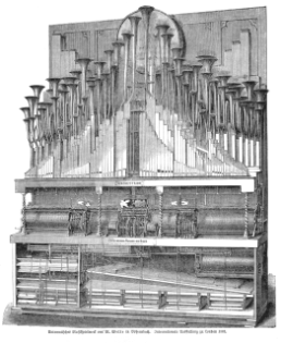 Orchestrion from Michael Welte at the 1862 World Exhibition in London