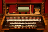 The organ console